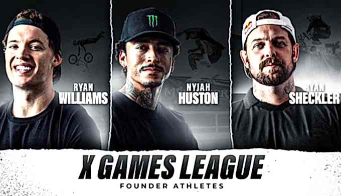 X Games Launches X Games League (XGL) Founder Athletes