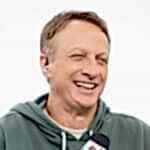 Headshot of athlete Tony Hawk