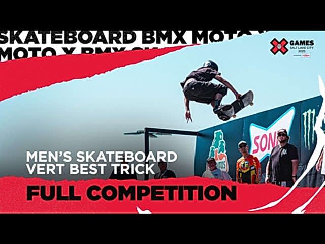 Men&#8217;s Skateboard Vert Best Trick | Salt Lake City 2025
