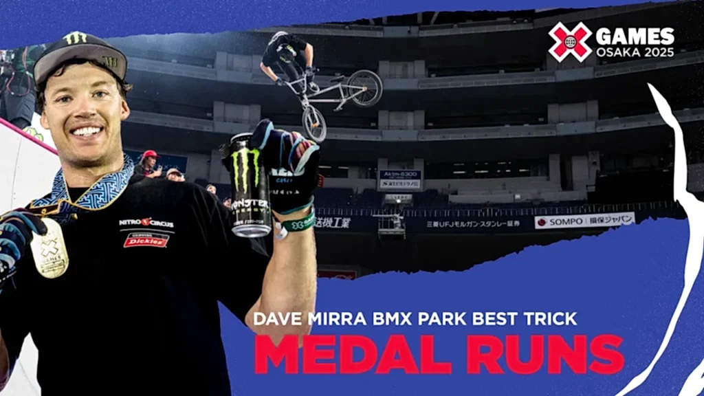 Dave Mirra BMX Park Best Trick Medal Runs | Osaka 2025