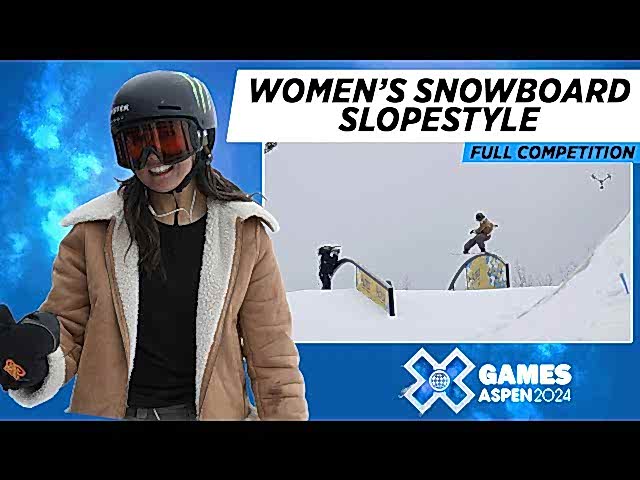 Women&#8217;s Snowboard Slopestyle | Aspen 2024