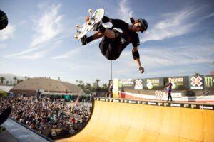 X Games Athlete on the halfpipe