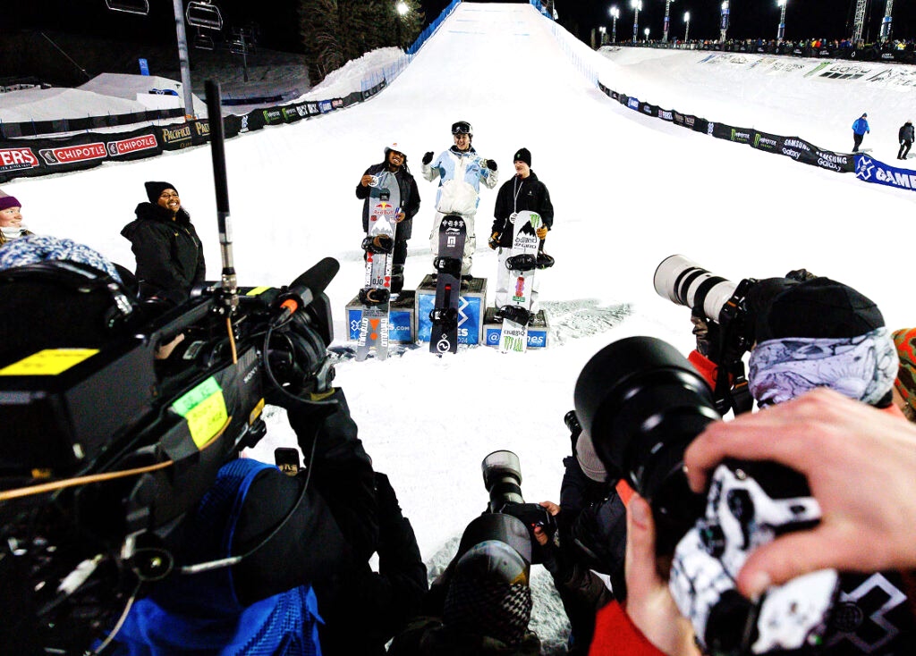 XG Athletes on the media podium