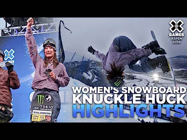 BEST OF Women’s Snowboard Knuckle Huck | X Games Aspen 2025