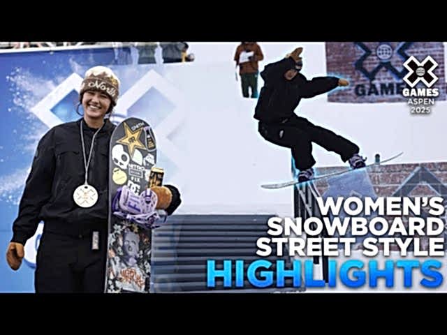 BEST OF Women’s Snowboard Street Style | X Games Aspen 2025